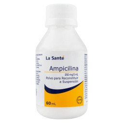 AMPICILINA SUSPENSION 250MG/5ML 60 ML LA SANTE