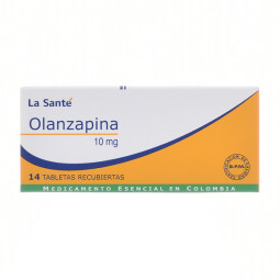 OLANZAPINA 10 MG 14 TABLETAS RECUBIERTAS LA SANTE