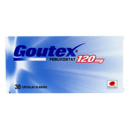 GOUTEX 120 MG 30 CAPSULAS BLANDAS