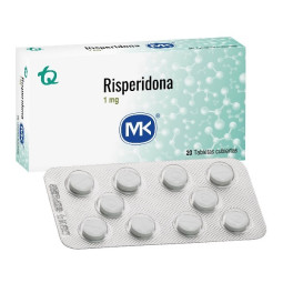RISPERIDONA 1 MG 20 TABLETAS RECUBIERTAS MK