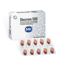 DIOSMINA HESPERIDINA 450/50MG 30 COMPRIMIDOS RECUBIERTOS MK