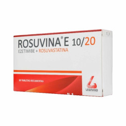 ROSUVINA E 10/20MG 30 TABLETAS RECUBIERTAS
