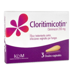 CLORITIMICOTIN 200 MG 3 OVULOS VAGINALES