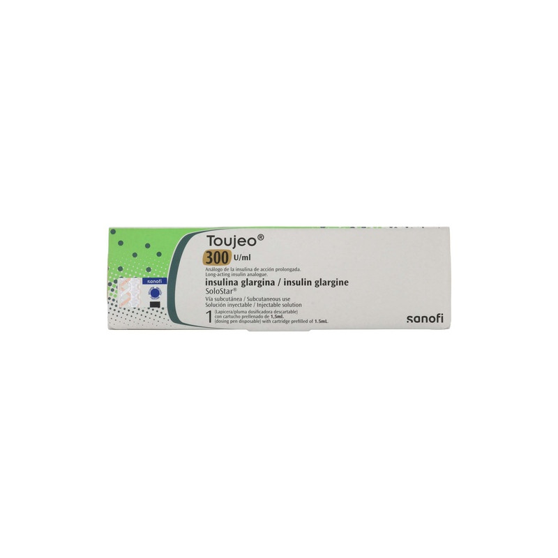 TOUJEO SOLOSTAR 300U/ML 1.5 ML 1 CARTUCHO