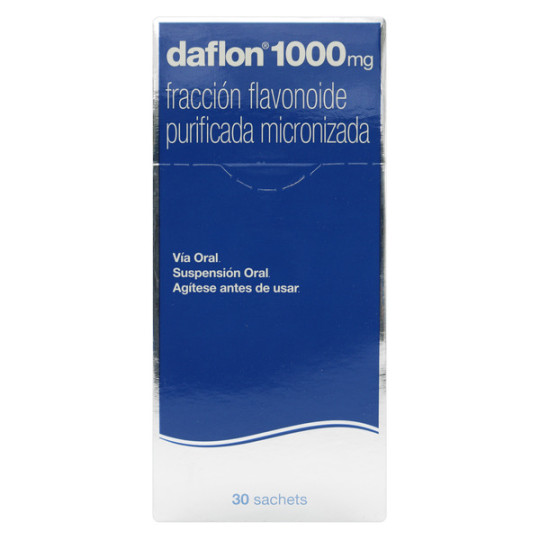 DAFLON SUSPENSION ORAL 1000 MG 30 SACHETS