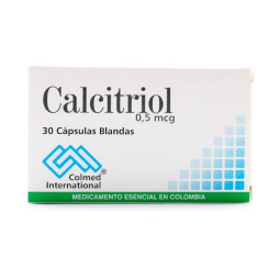 CALCITRIOL 0.5 MCG 30 CAPSULAS BLANDAS COLMED