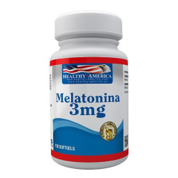 MELATONINA 3 MG 120 CAPSULAS HEALTHY AMERICA