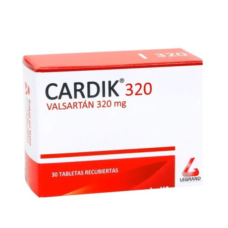 CARDIK 320 MG 30 TABLETAS RECUBIERTAS