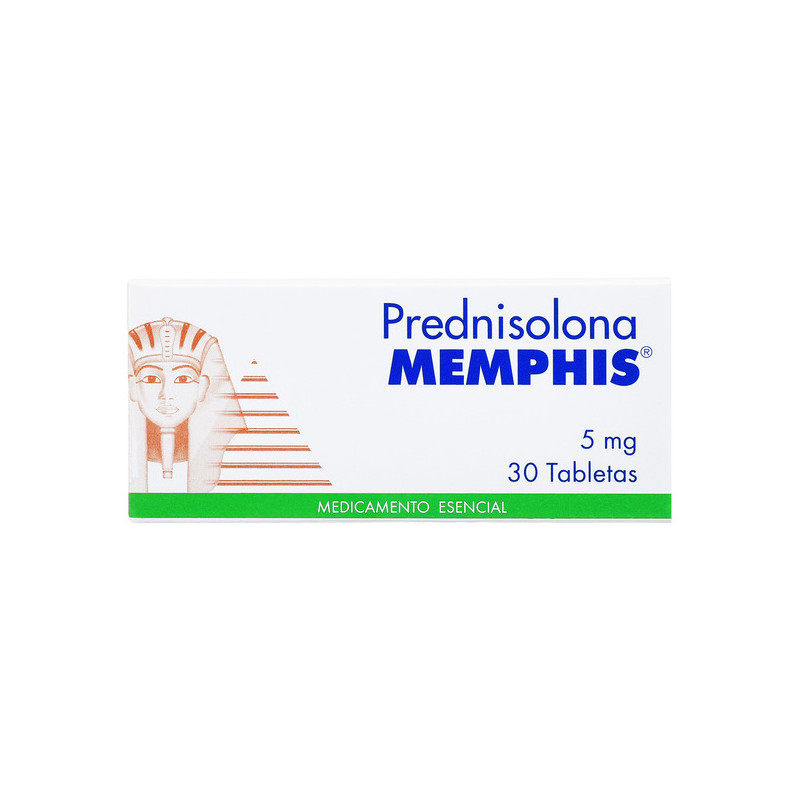 PREDNISOLONA 5 MG 30 TABLETAS MEMPHIS