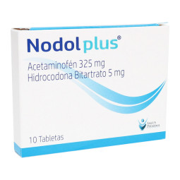 NODOL PLUS 325/5MG 10 TABLETAS
