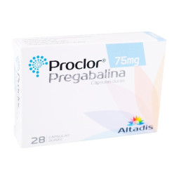 PROCLOR 75 MG 28 CAPSULAS