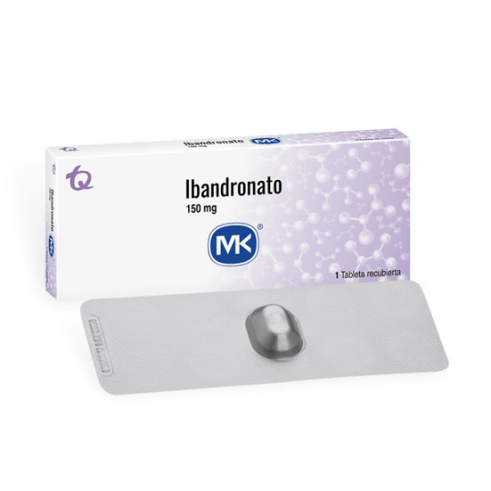 IBANDRONATO 150 MG 1 TABLETA RECUBIERTA MK