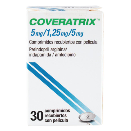 COVERATRIX 5/1.25/5MG 30 COMPRIMIDOS RECUBIERTOS