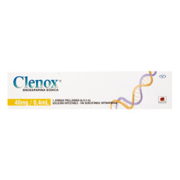CLENOX 40MG/0.4ML 1 AMPOLLA PRELLENADA