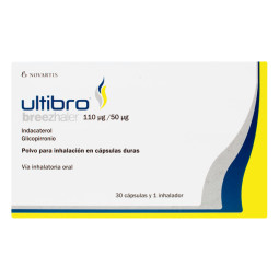 ULTIBRO BREEZHALER 110/50UG 30 CAPSULAS + INHALADOR