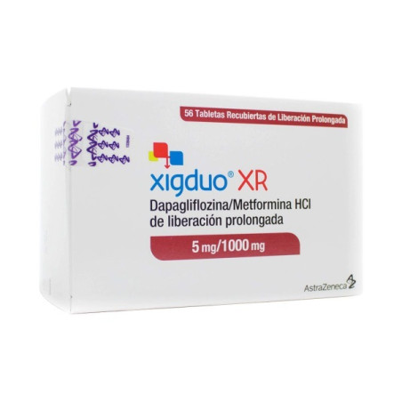 XIGDUO XR 5/1000MG 56 TABLETAS