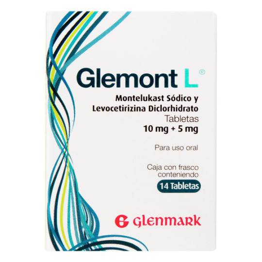 GLEMONT L 10 MG + 5 MG 14 TABLETAS