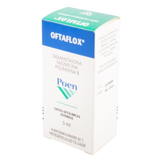 OFTAFLOX SOLUCION OFTALMICA 5 ML