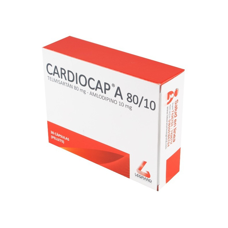 CARDIOCAP A 80/10MG 30 CAPSULAS
