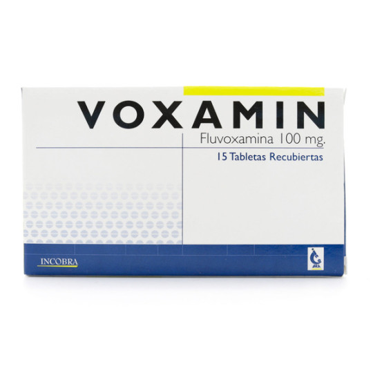 VOXAMIN 100 MG 15 TABLETAS RECUBIERTAS