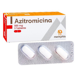 AZITROMICINA 500 MG 3 TABLETAS MEMPHIS