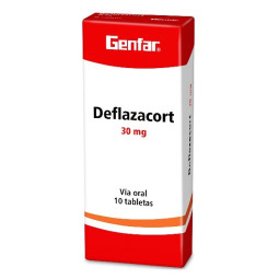DEFLAZACORT 30 MG 10 TABLETAS GENFAR