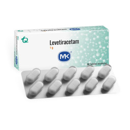LEVETIRACETAM 1000 MG 30 TABLETAS RECUBIERTAS MK