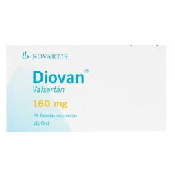 DIOVAN 160 MG 28 TABLETAS RECUBIERTAS