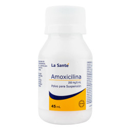 AMOXICILINA SUSPENSION ORAL 250MG/5ML 45 ML LA SANTE