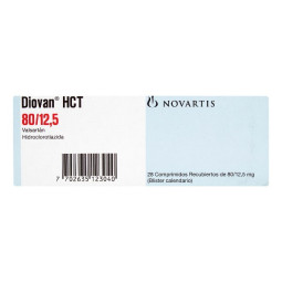 DIOVAN HCT 80/12.5MG 28 COMPRIMIDOS RECUBIERTOS