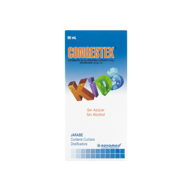 CONGESTEX KIDS JARABE SIN AZUCAR 90 ML