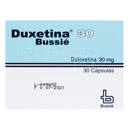 DUXETINA 30 MG 30 CAPSULAS