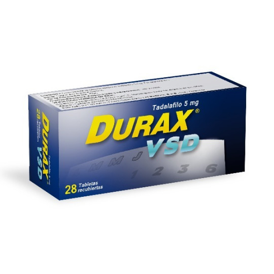 DURAX VSD 5 MG 28 TABLETAS RECUBIERTAS