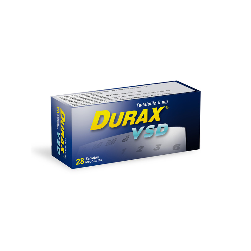 DURAX VSD 5 MG 28 TABLETAS RECUBIERTAS