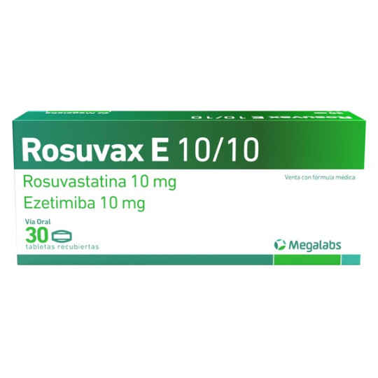 ROSUVAX E 10MG 30 TABLETAS