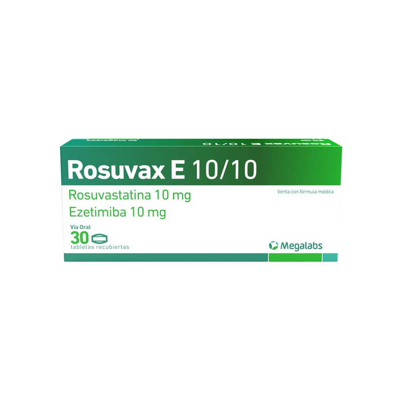 ROSUVAX E 10MG 30 TABLETAS
