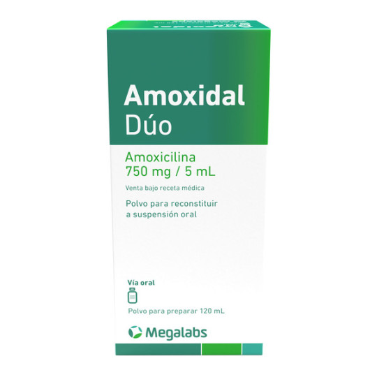 AMOXIDAL DUO 750 MG SUSPENSION 120 ML