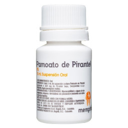 PIRANTEL SOLUCION ORAL 250MG/5ML 15 ML MEMPHIS