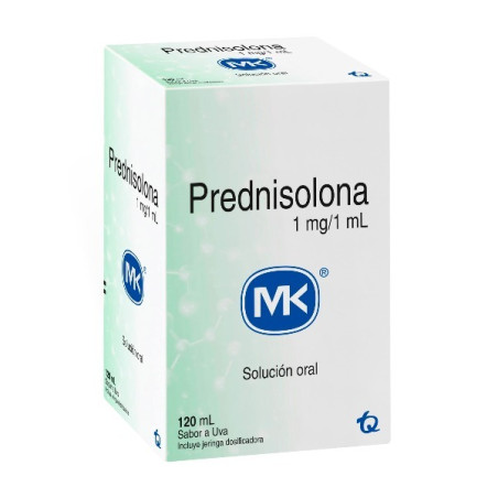 PREDNISOLONA NIÑOS SOLUCION ORAL 1MG/ML UVA 120 ML MK