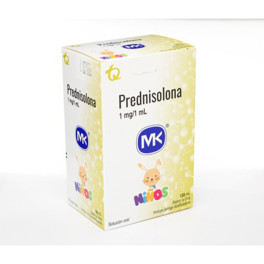 PREDNISOLONA NIÑOS SOLUCION ORAL 1MG/ML UVA 120 ML MK