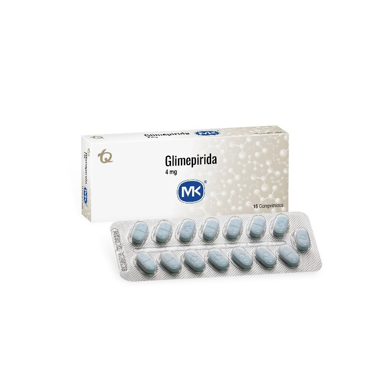 GLIMEPIRIDA 4 MG 15 COMPRIMIDOS MK