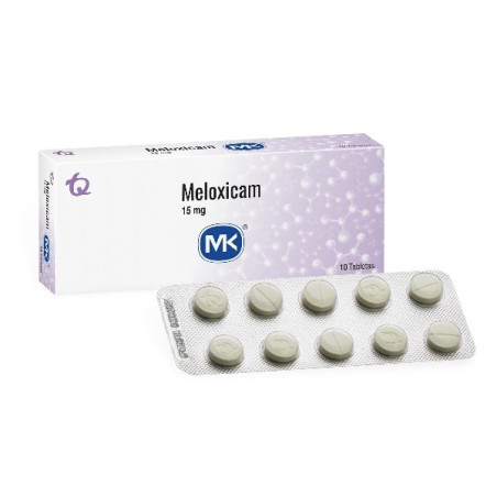 MELOXICAM 15 MG 10 TABLETAS MK