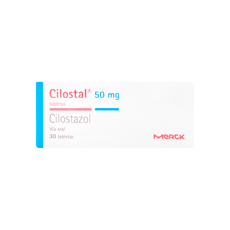 CILOSTAL 50 MG 30 TABLETAS