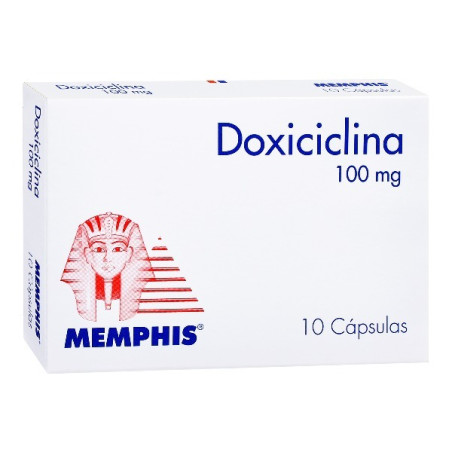 DOXICICLINA 100 MG 10 CAPSULAS MEMPHIS