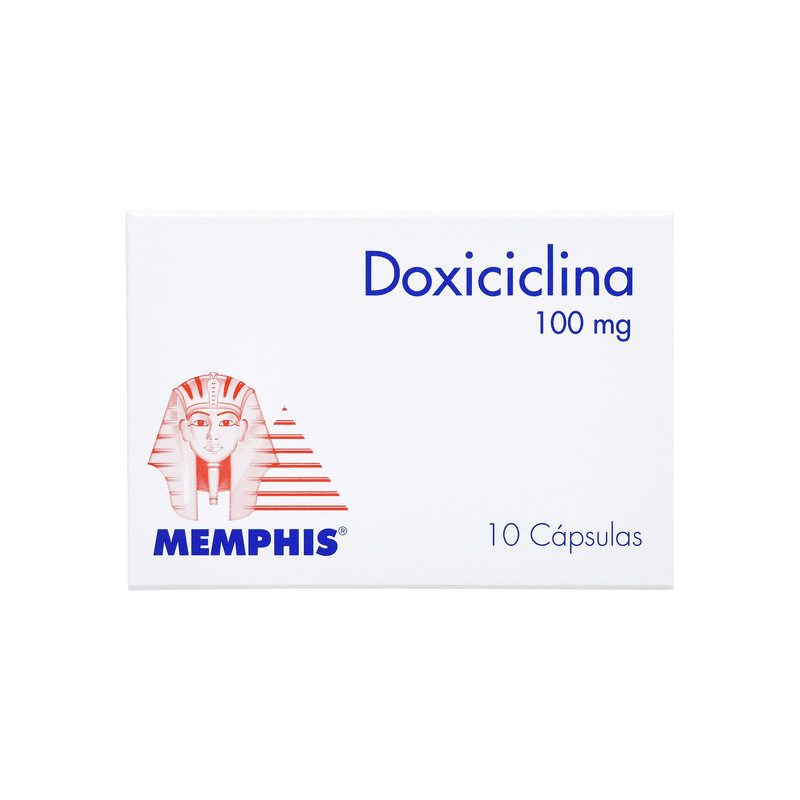 DOXICICLINA 100 MG 10 CAPSULAS MEMPHIS