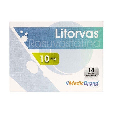 LITORVAS 10 MG 14 TABLETAS