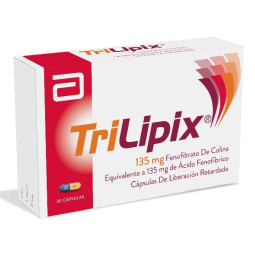 TRILIPIX 135 MG 30 CAPSULAS DE LIBERACION RETARDADA