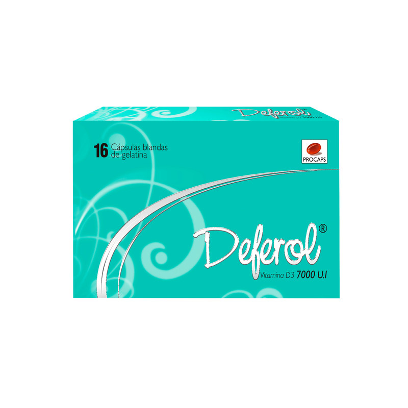 DEFEROL 7000 U.I. 16 CAPSULAS BLANDAS