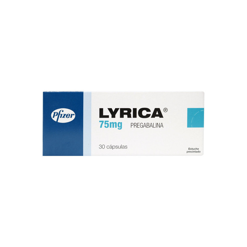 LYRICA 75 MG 30 CAPSULAS