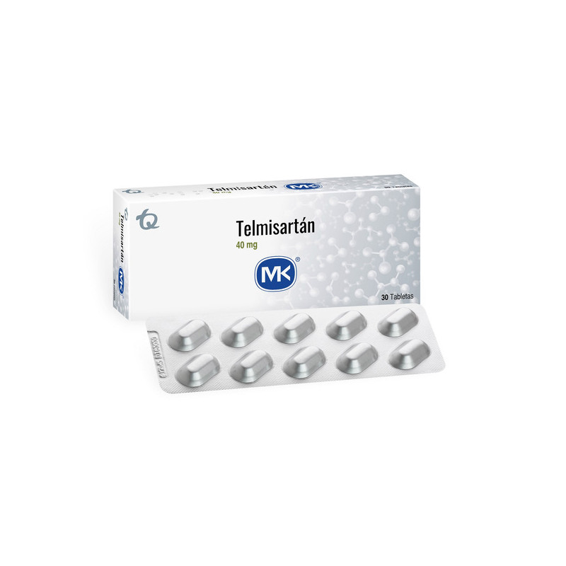 TELMISARTAN 40 MG 30 TABLETAS MK
